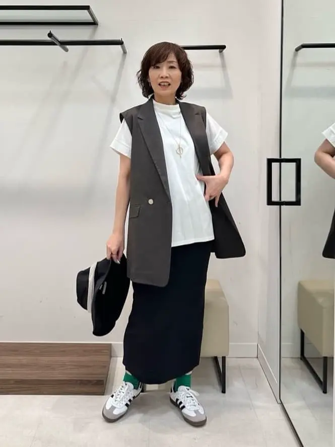 自由区 maruri コーディネート画像