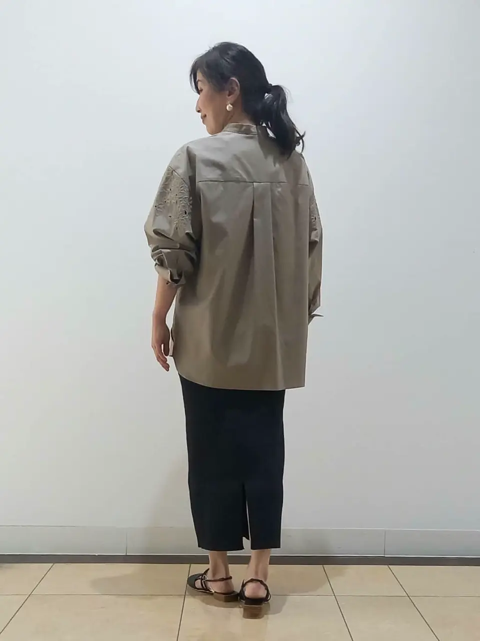 自由区 中川 コーディネート画像