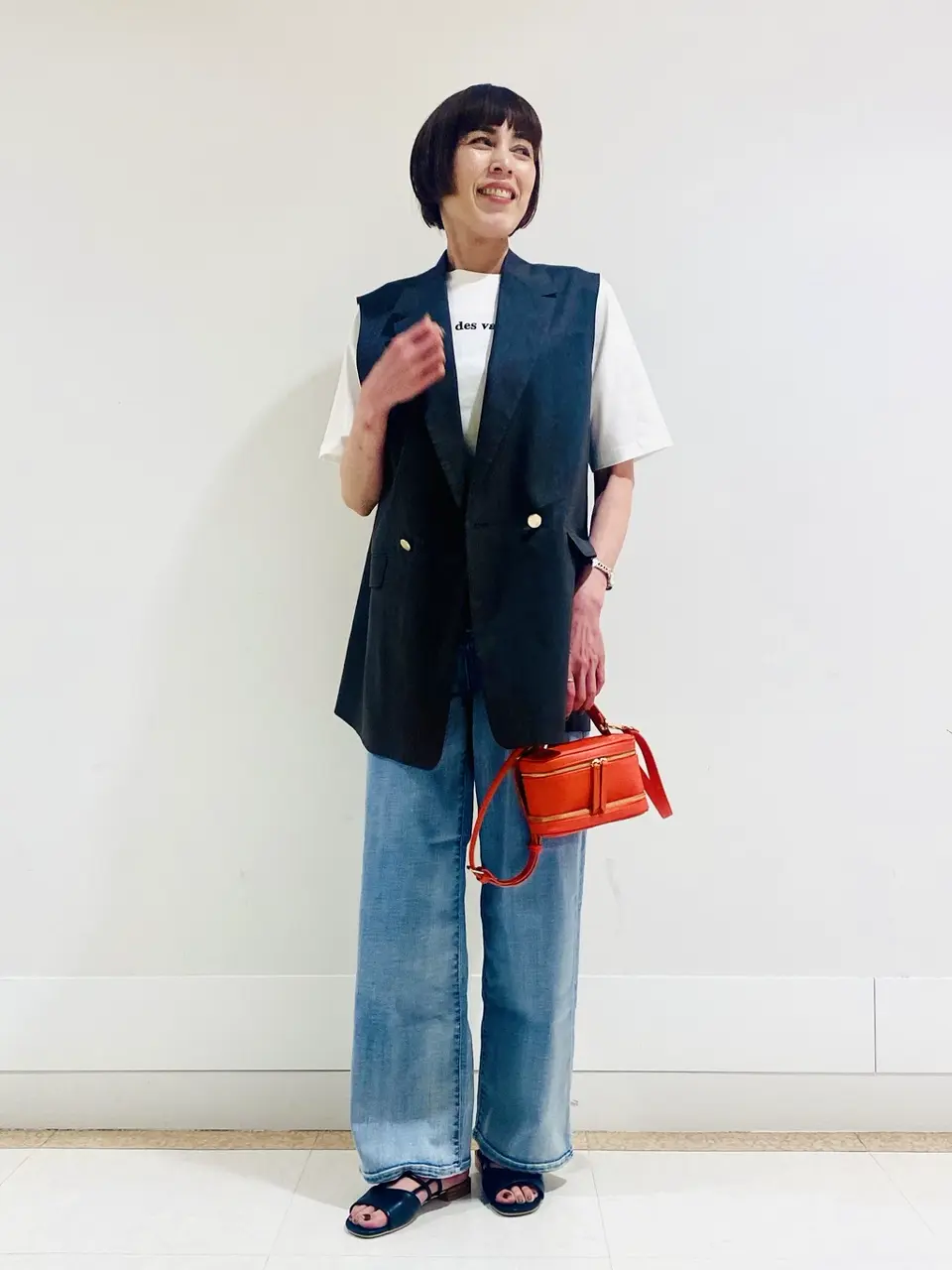 自由区 冨樫 コーディネート画像