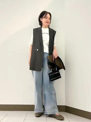 自由区 南 コーディネート画像