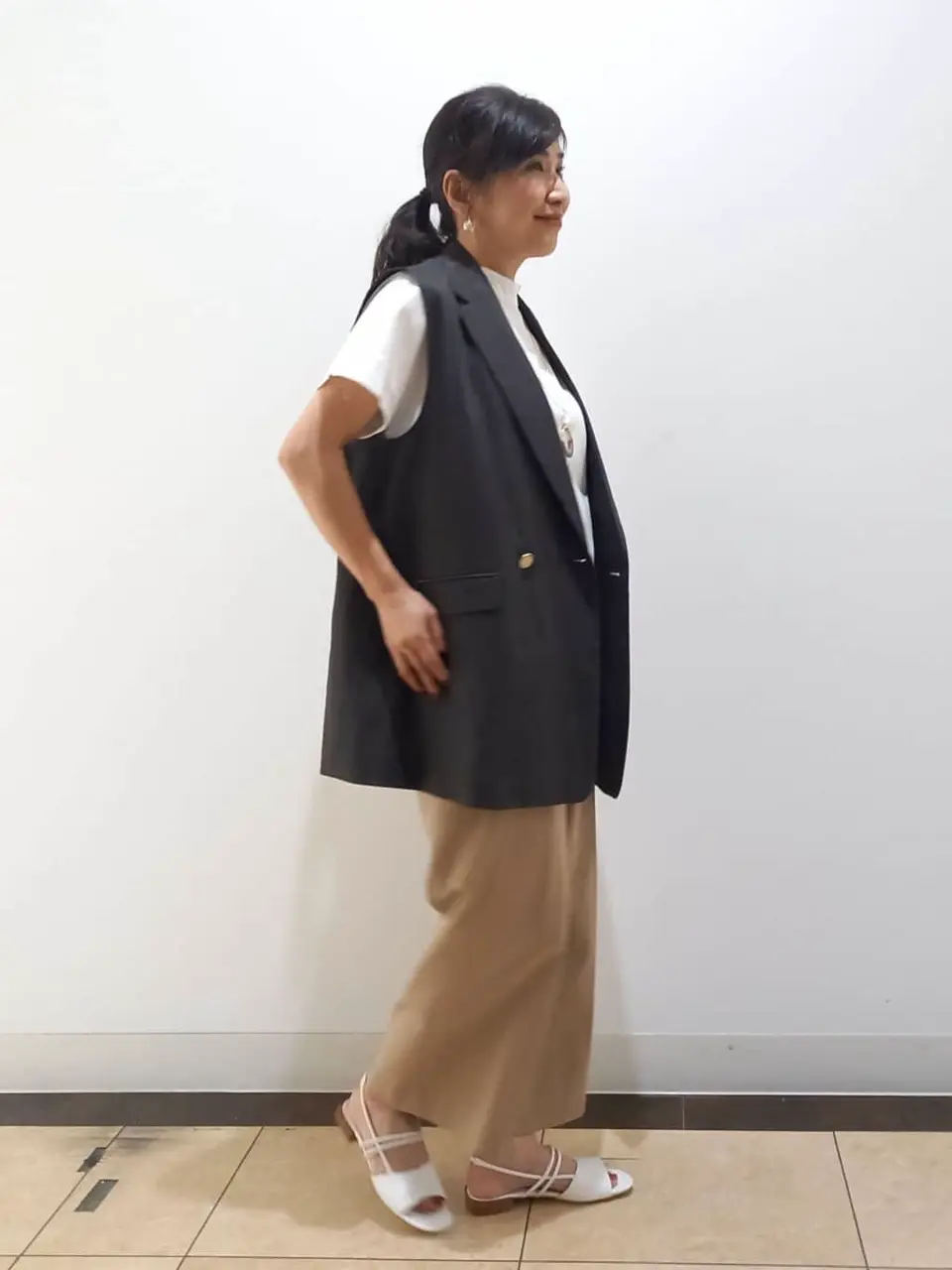 自由区 中川 コーディネート画像