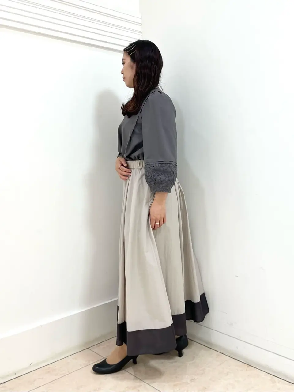 自由区 misato コーディネート画像