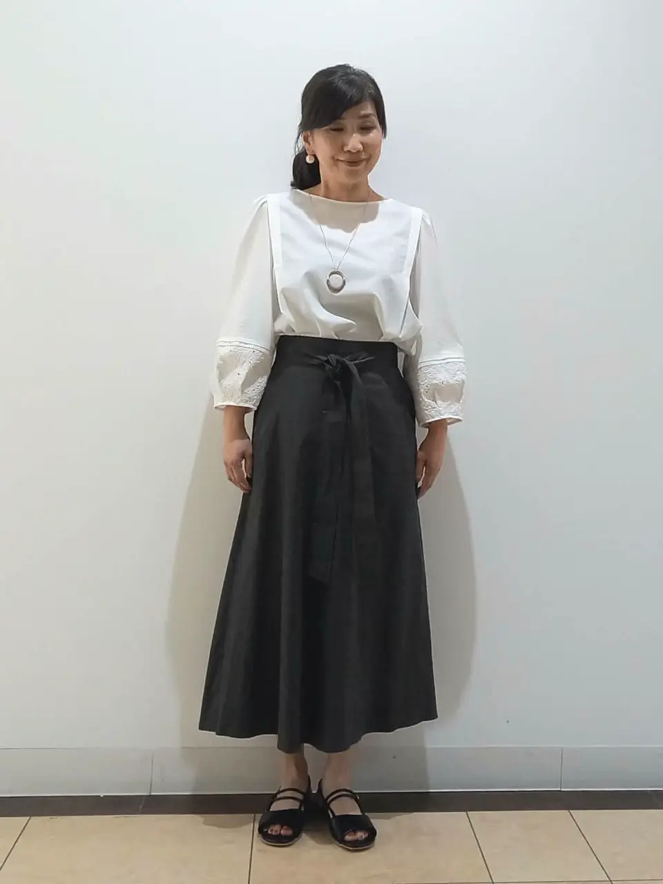 自由区 中川 コーディネート画像