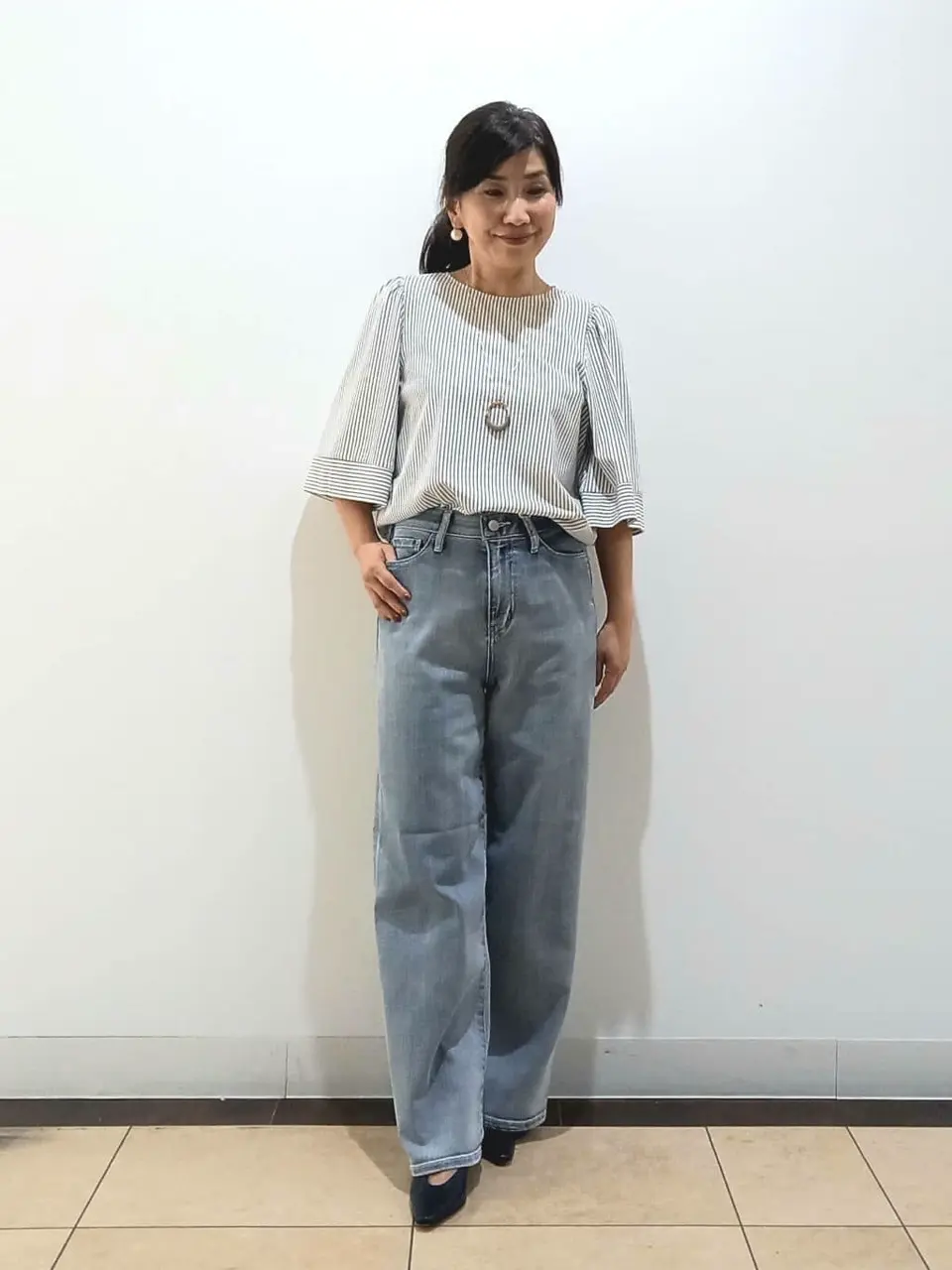 自由区 中川 コーディネート画像