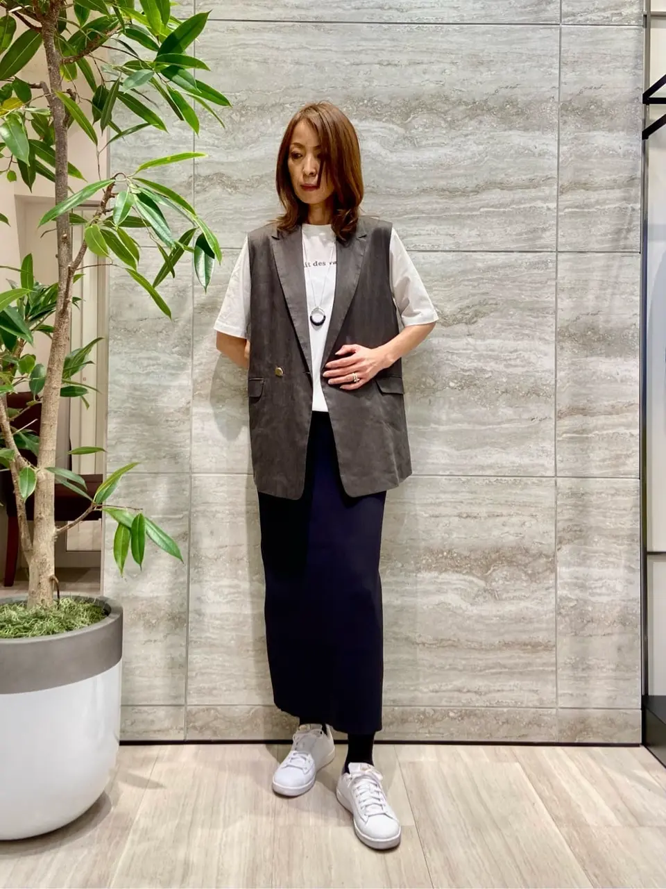 自由区 Ishii コーディネート画像