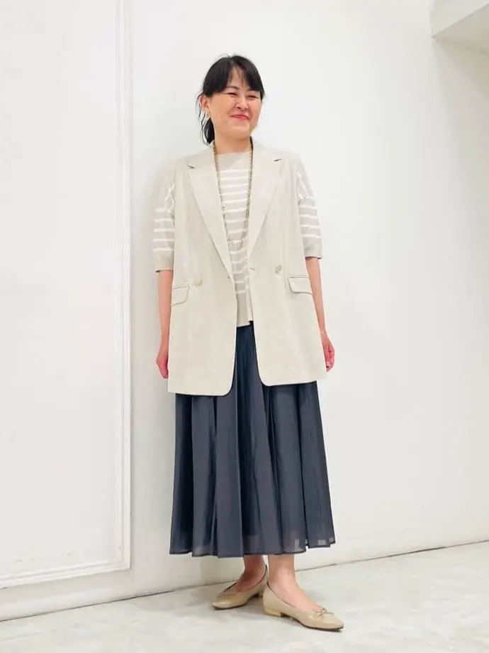 自由区 大野 コーディネート画像