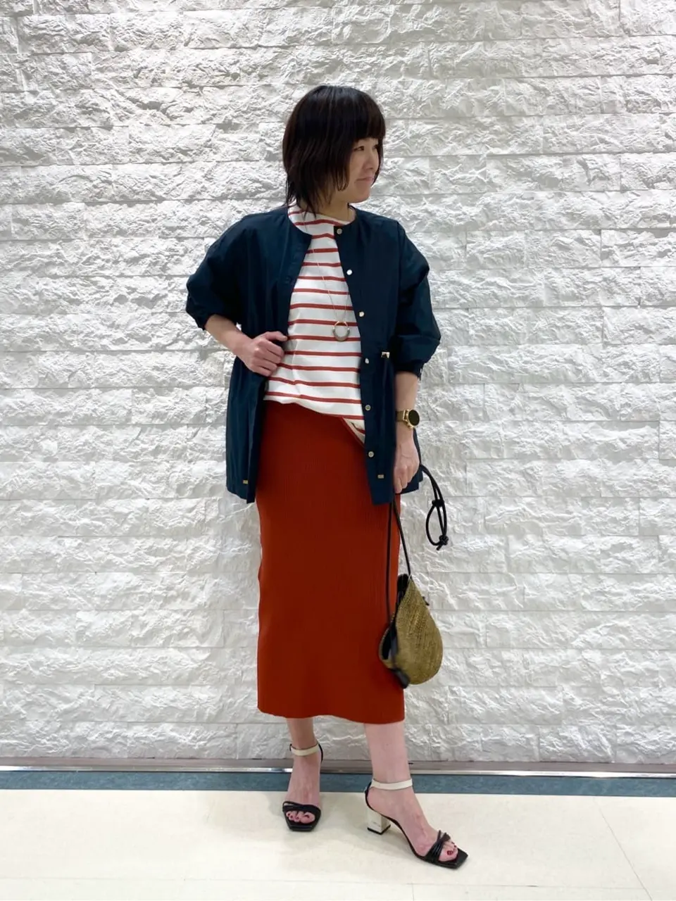 自由区 林 コーディネート画像