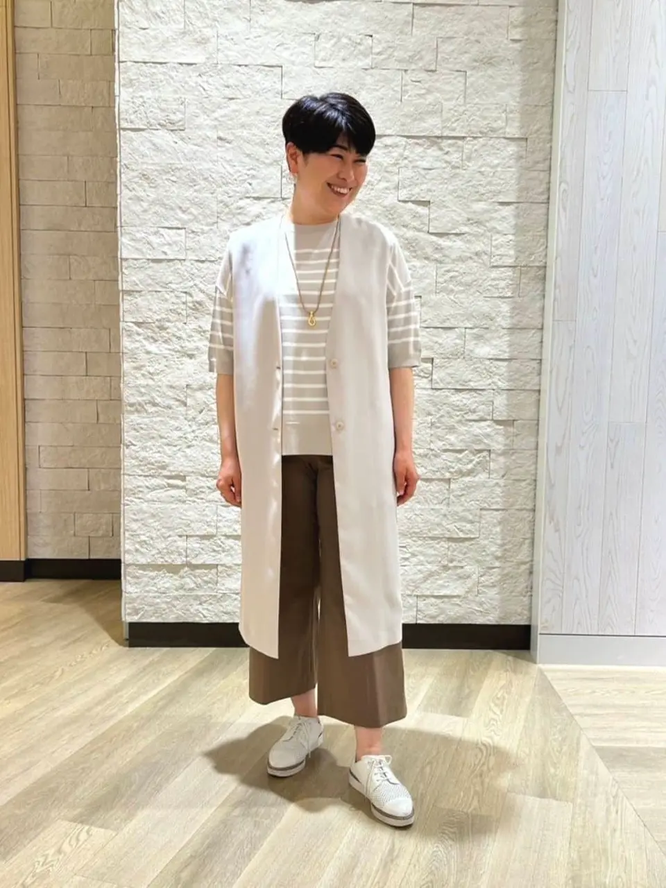 自由区 田中 コーディネート画像