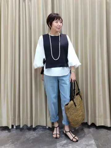 自由区 鶴田 コーディネート画像