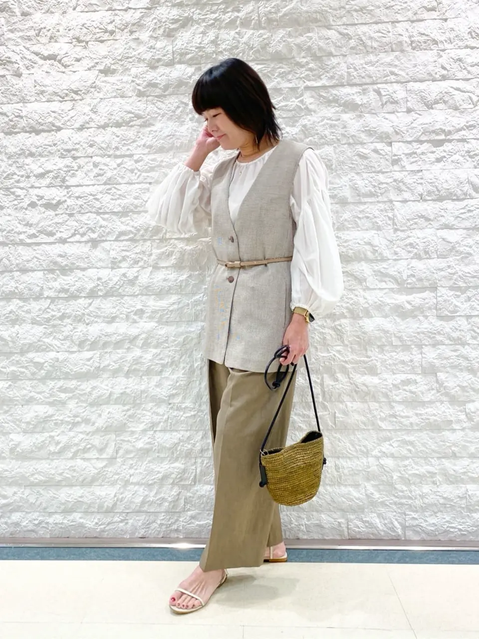 自由区 林 コーディネート画像