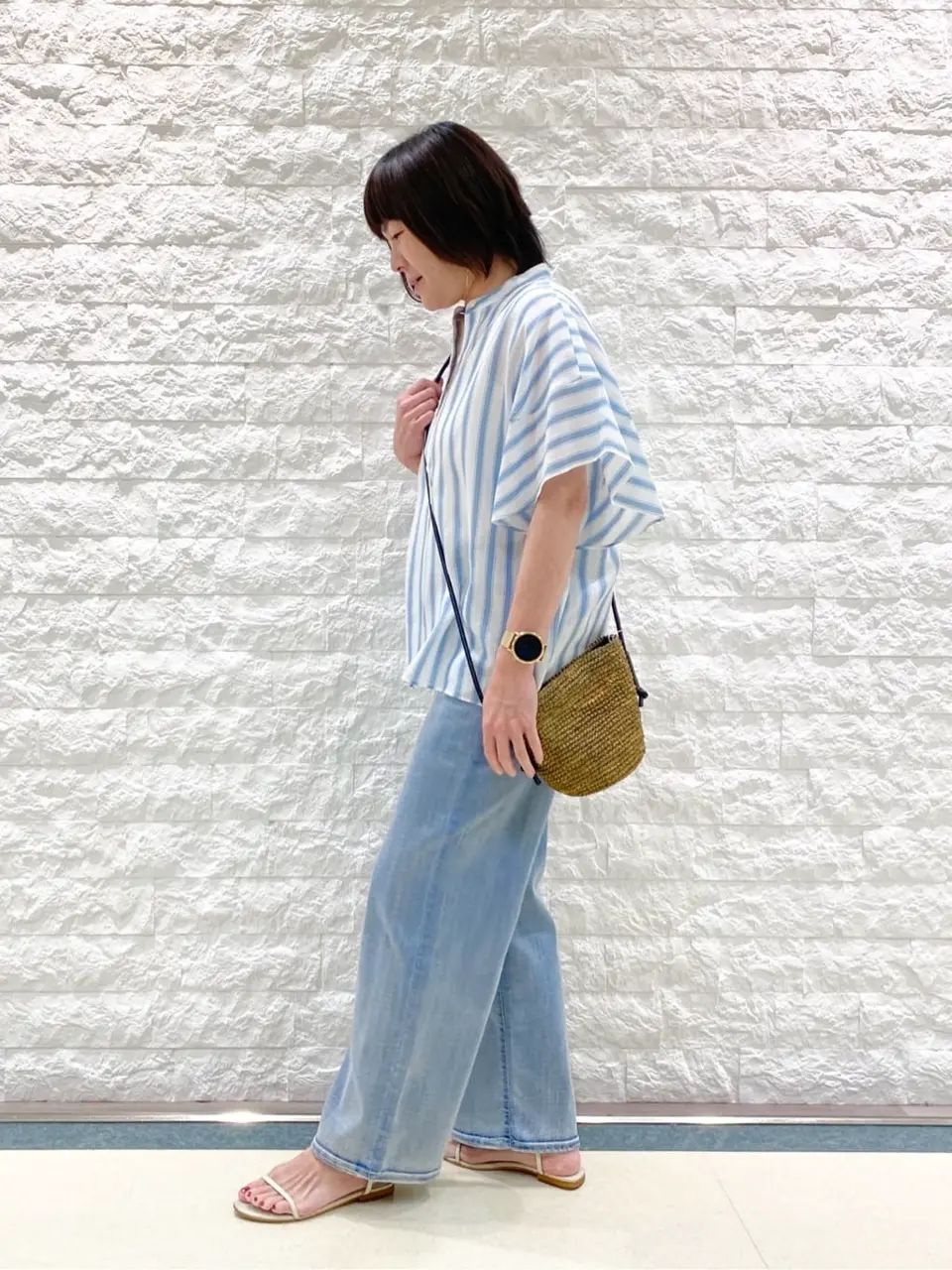 自由区 林 コーディネート画像