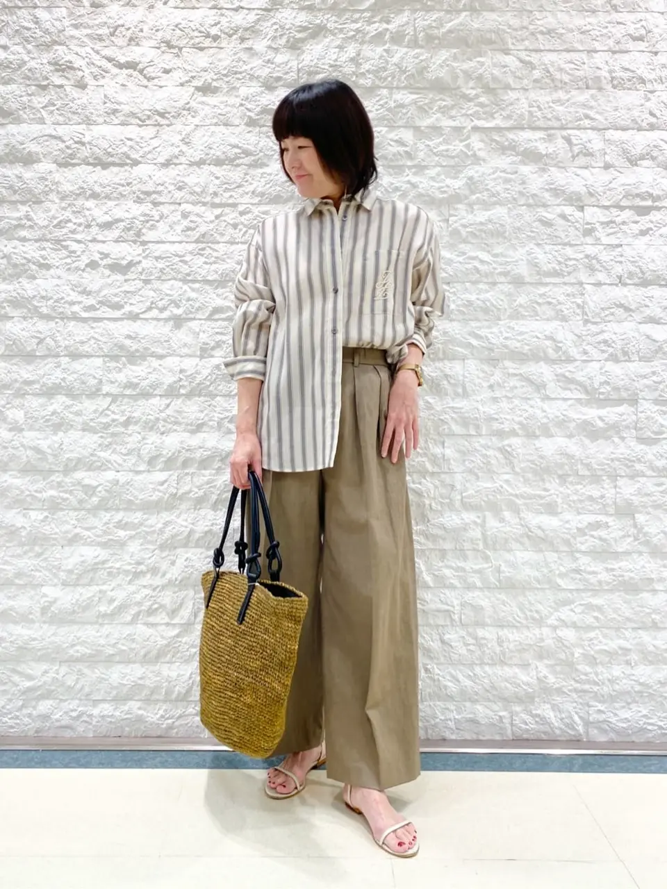 自由区 林 コーディネート画像