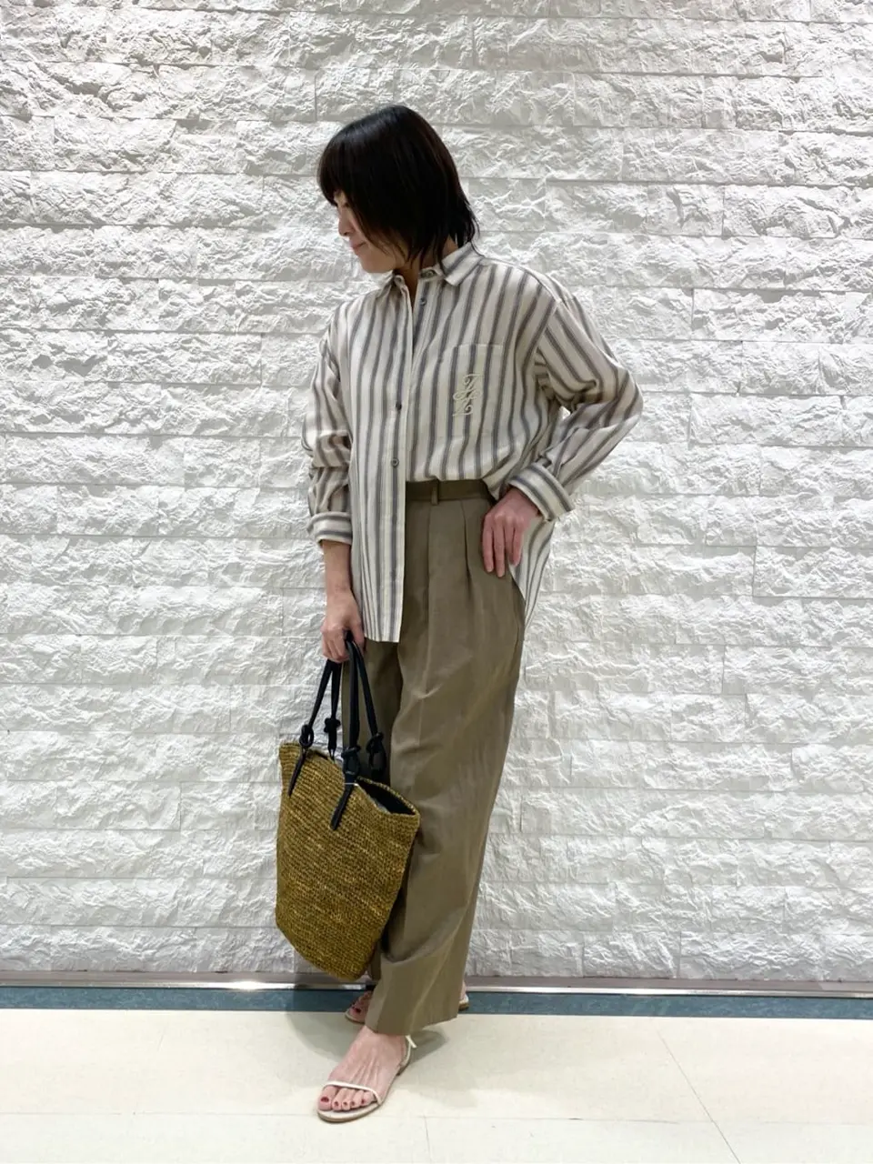 自由区 林 コーディネート画像