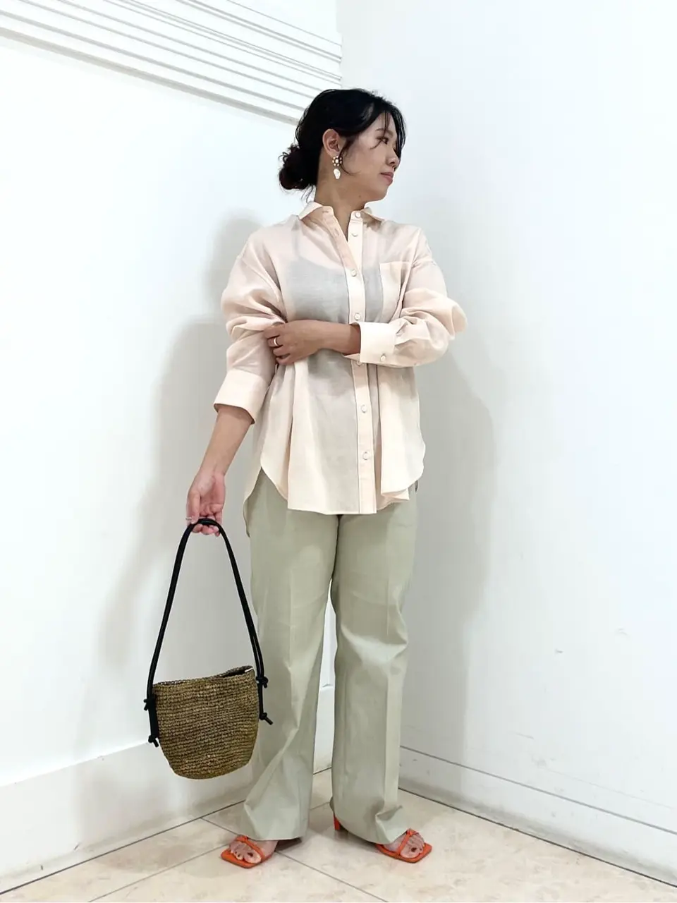 自由区 misato コーディネート画像