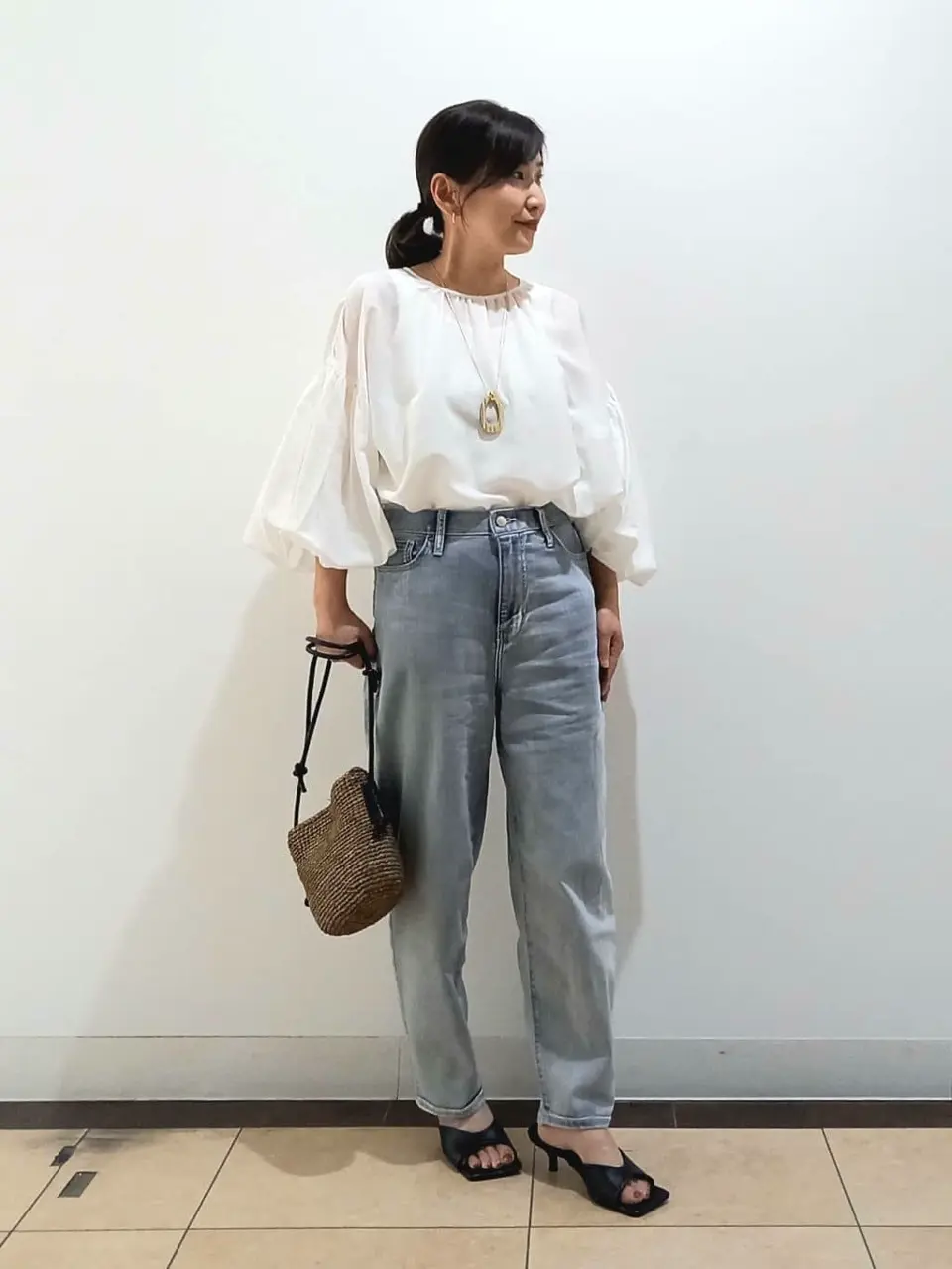 自由区 中川 コーディネート画像