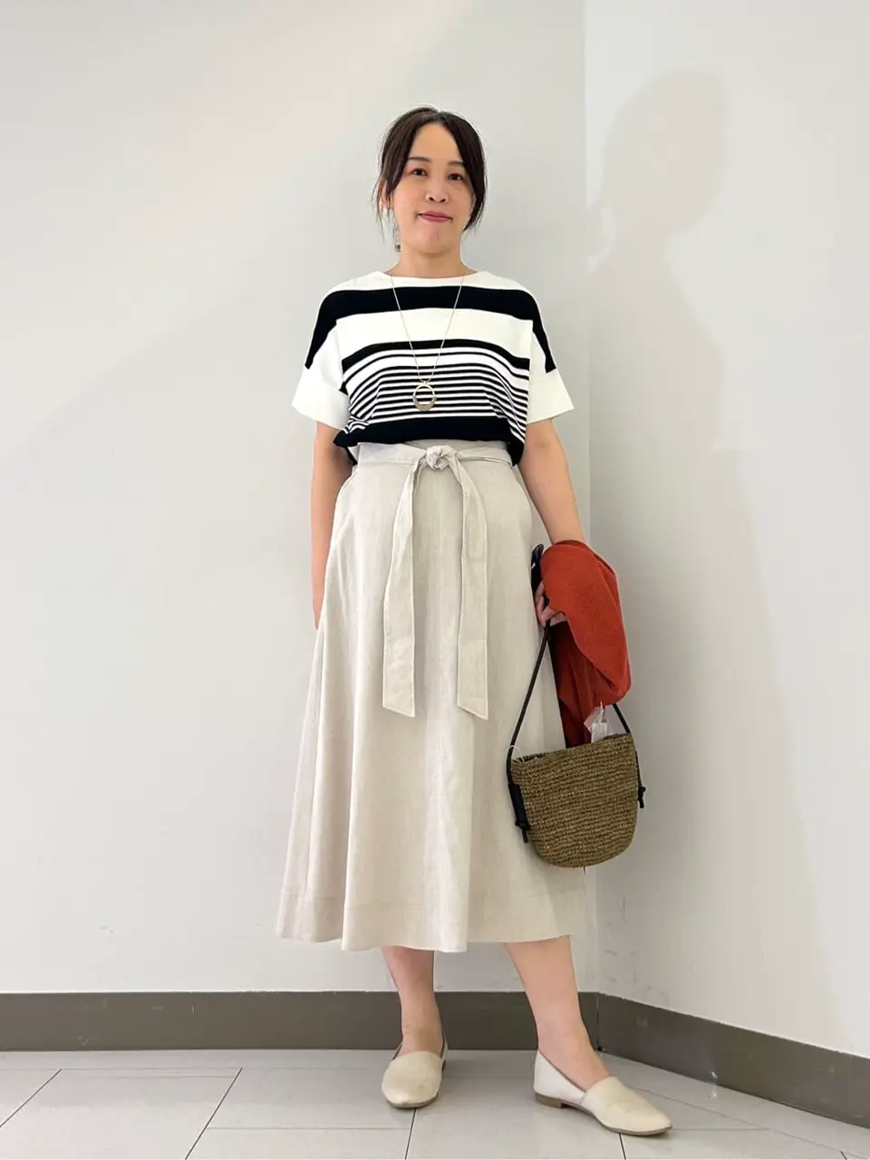 自由区 南 コーディネート画像