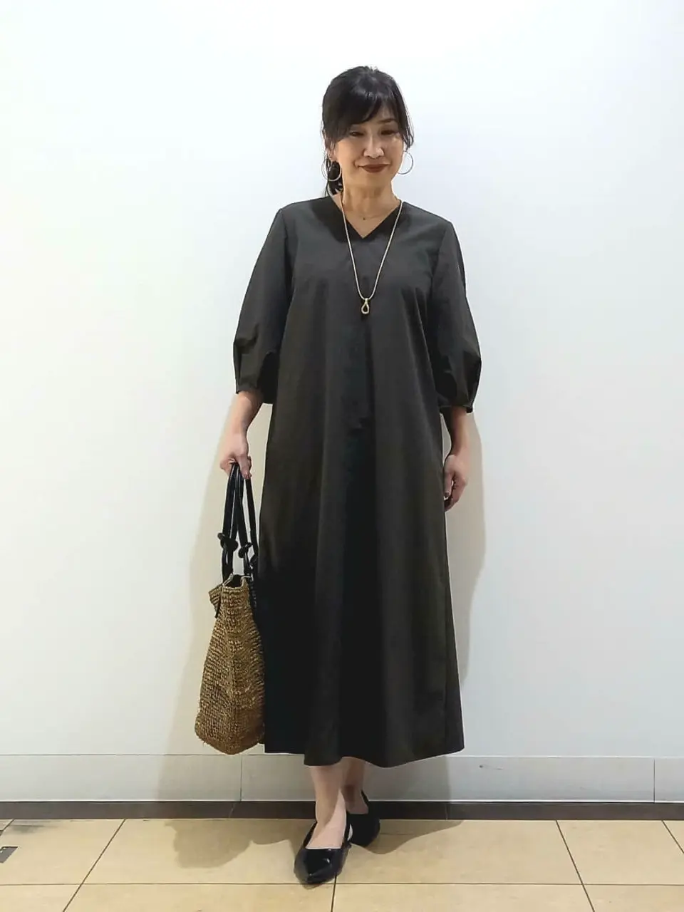 自由区 中川 コーディネート画像