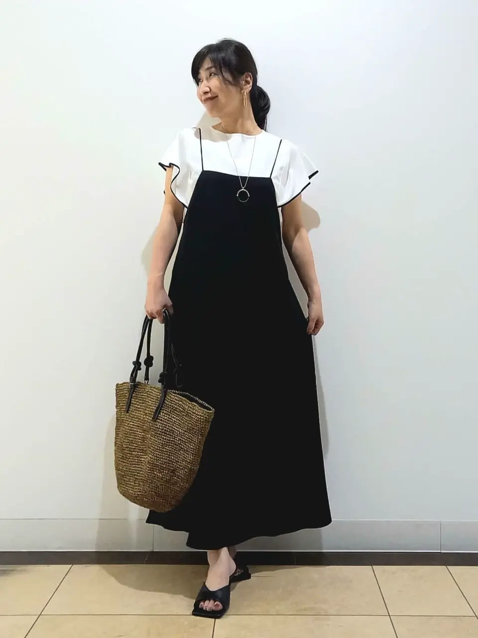 自由区 中川 コーディネート画像