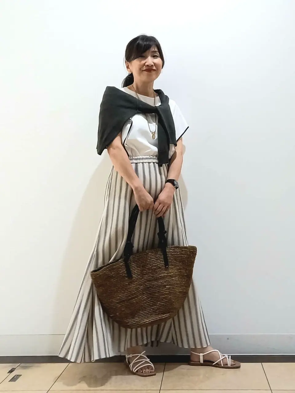 自由区 中川 コーディネート画像