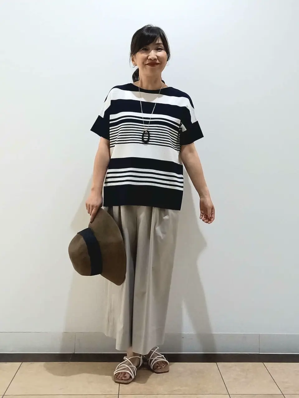 自由区 中川 コーディネート画像