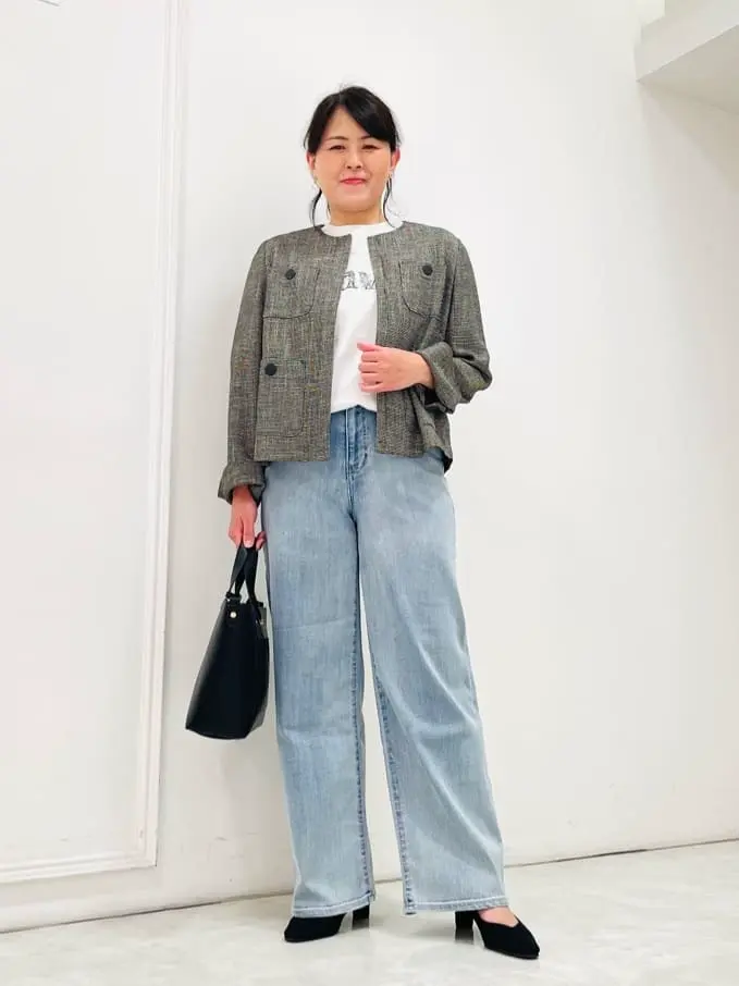 自由区 大野 コーディネート画像