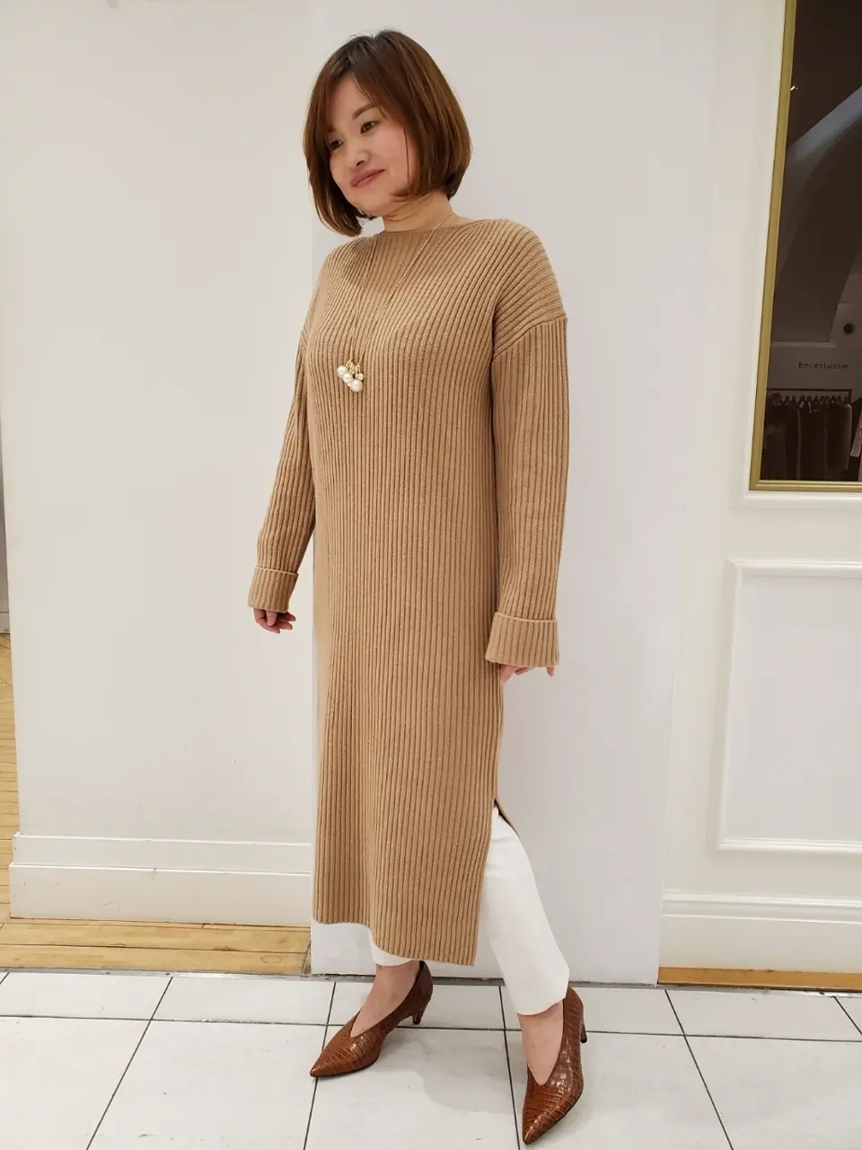 自由区 eri コーディネート画像