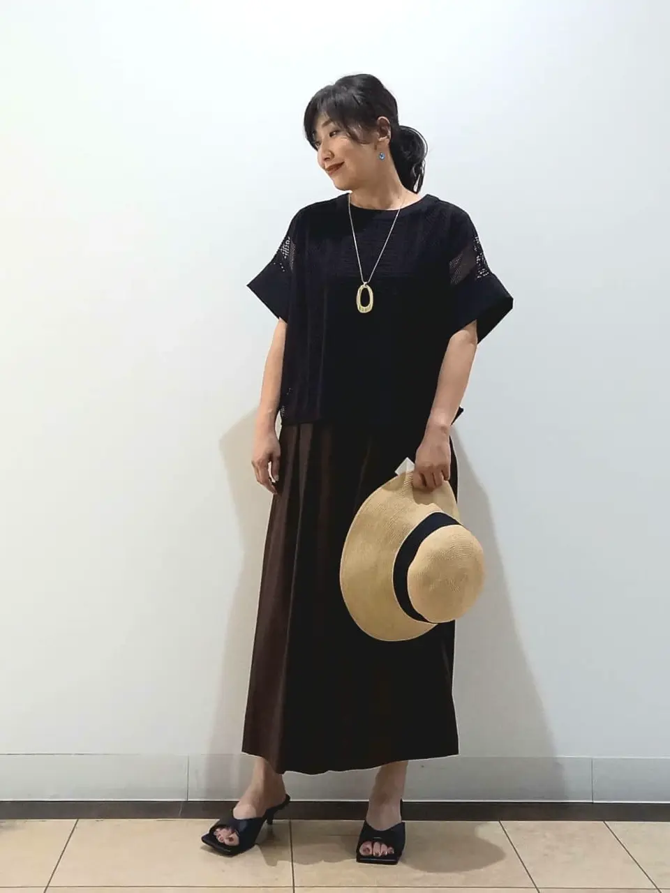 自由区 中川 コーディネート画像