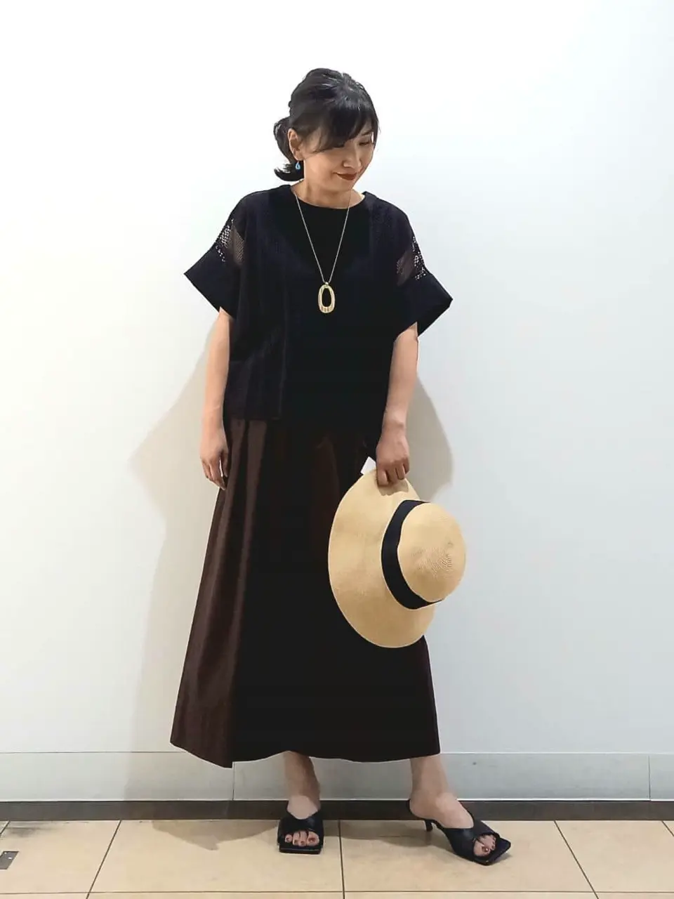 自由区 中川 コーディネート画像