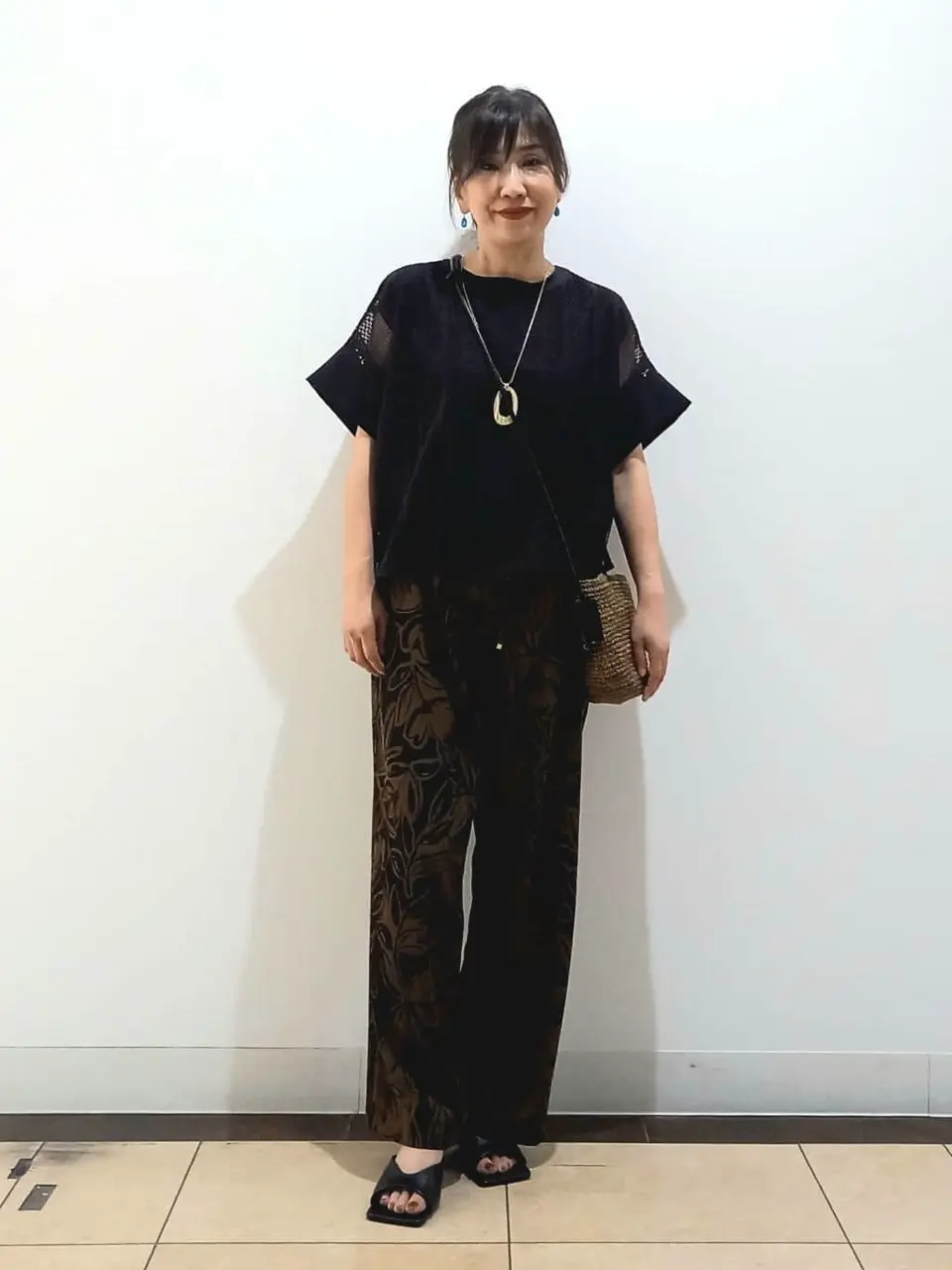 自由区 中川 コーディネート画像