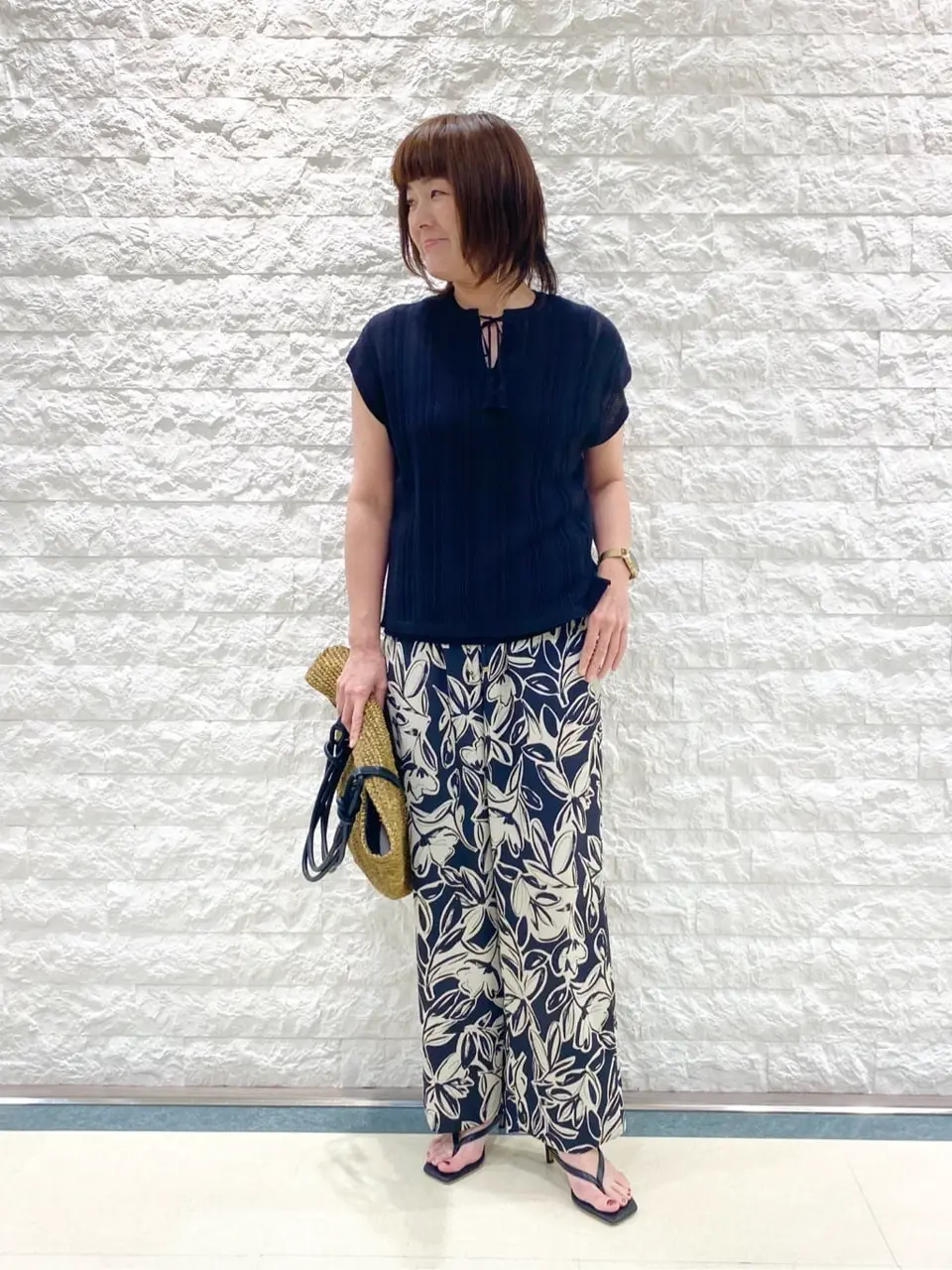 自由区 林 コーディネート画像