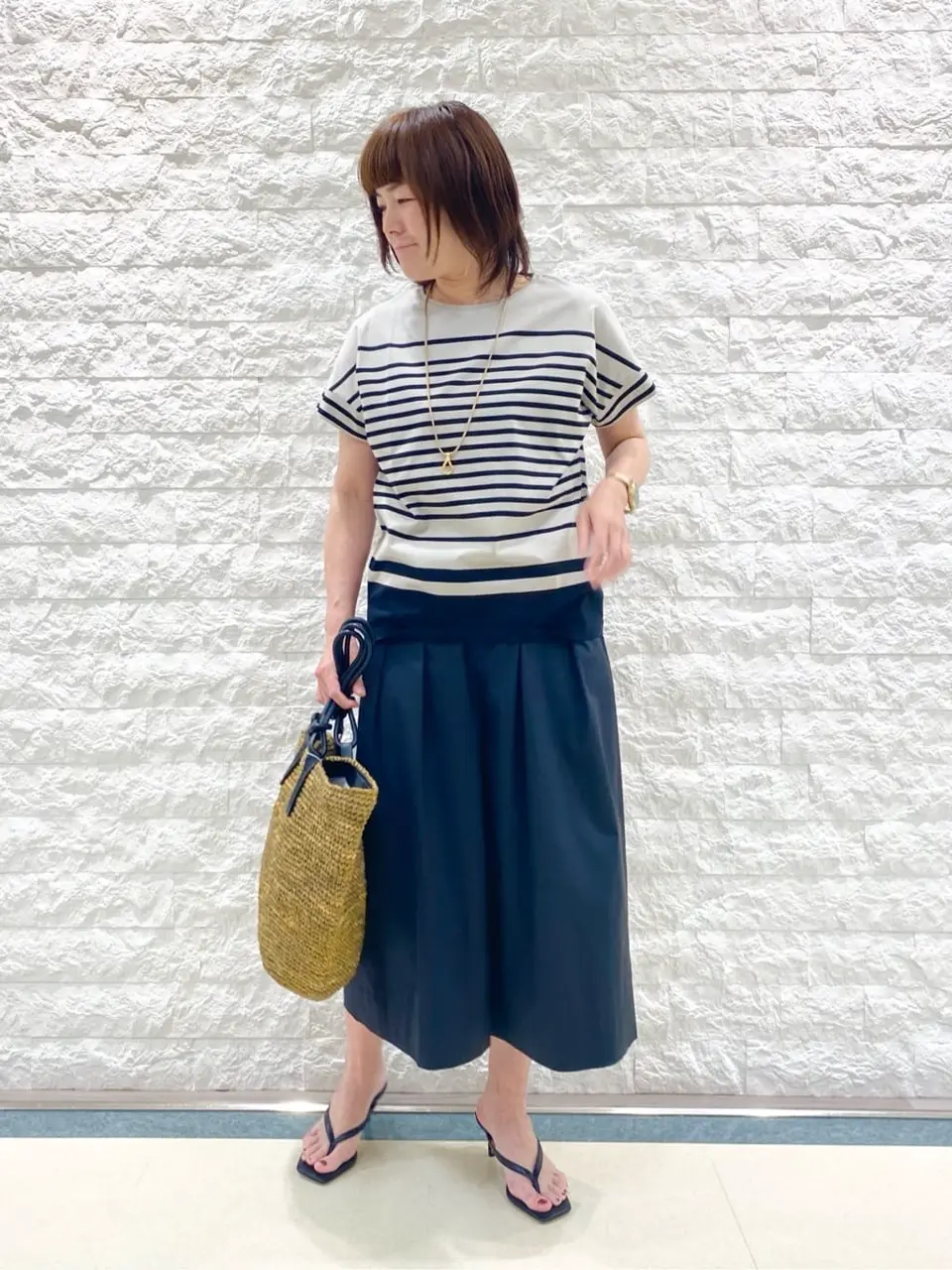 自由区 林 コーディネート画像