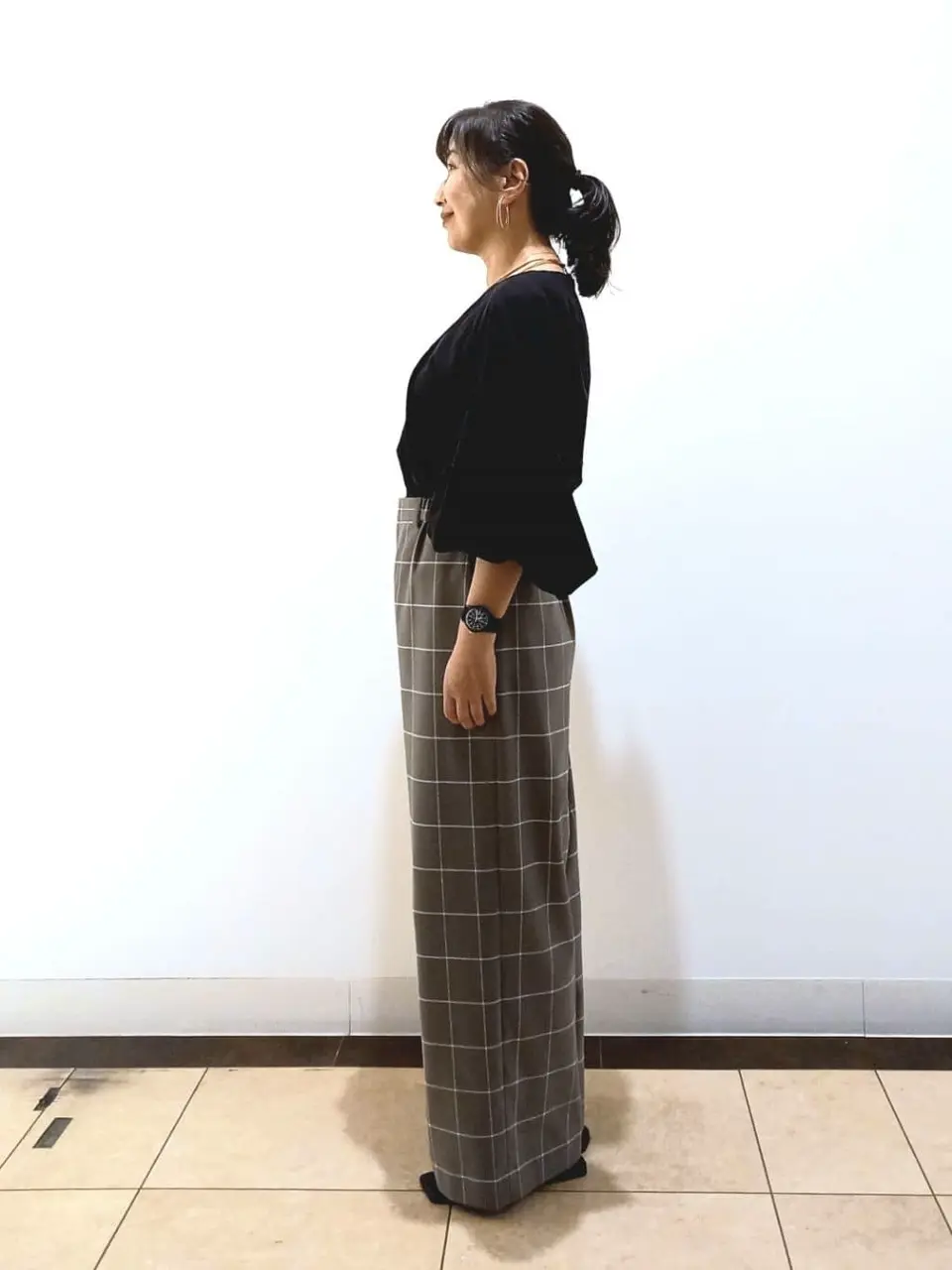 自由区 中川 コーディネート画像