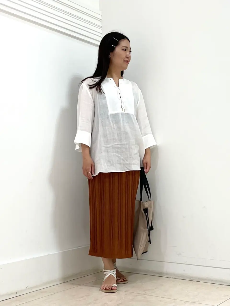 自由区 misato コーディネート画像