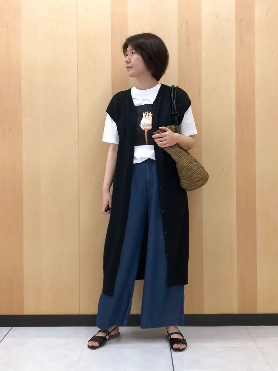 自由区 スタッフ コーディネート画像