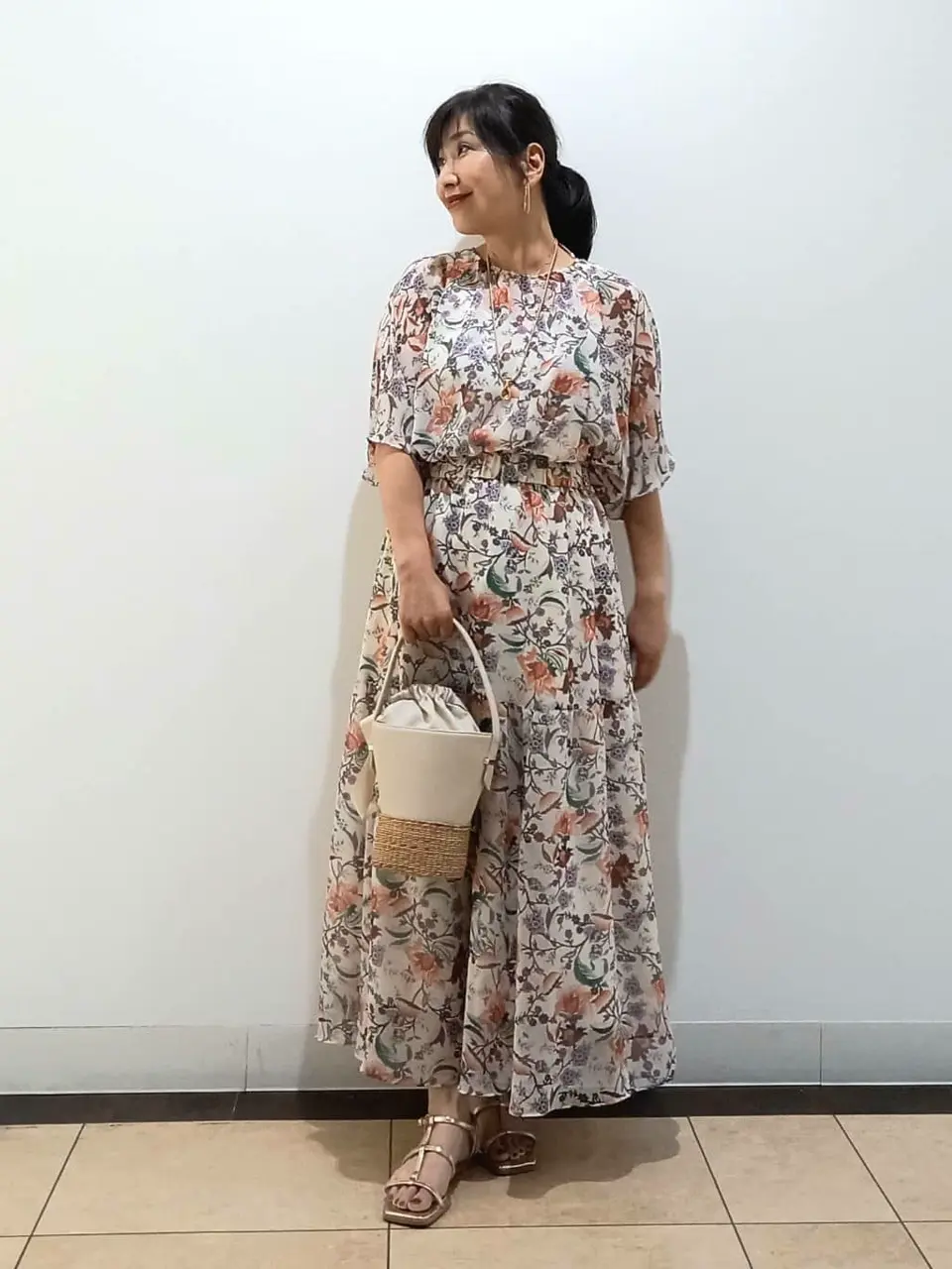 自由区 中川 コーディネート画像