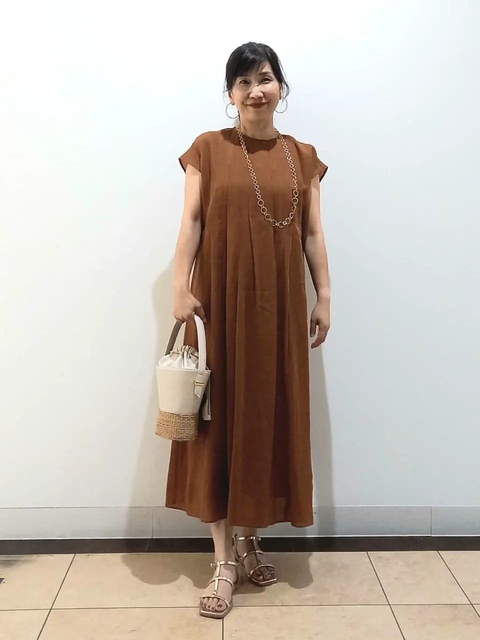 自由区 中川 コーディネート画像