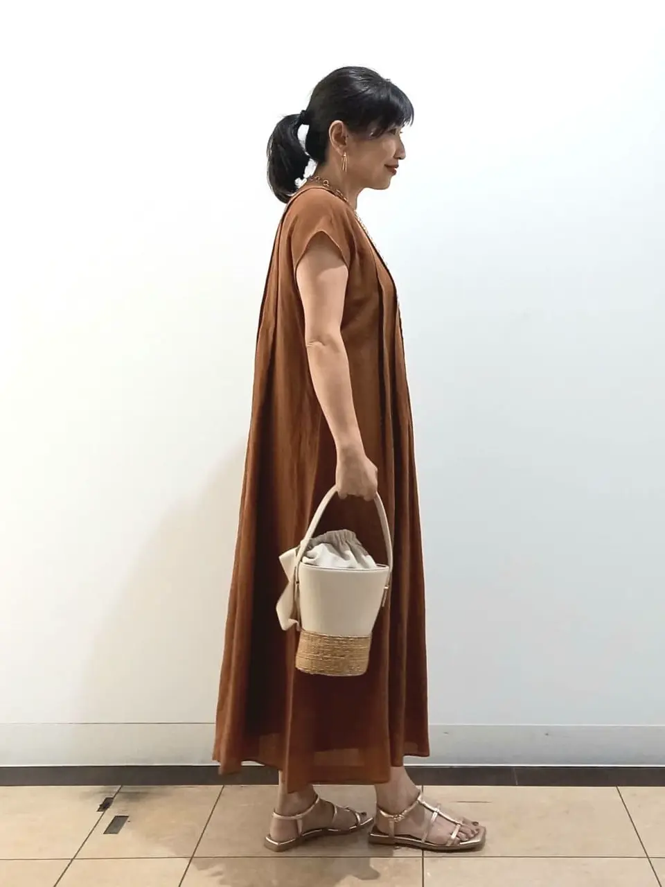 自由区 中川 コーディネート画像