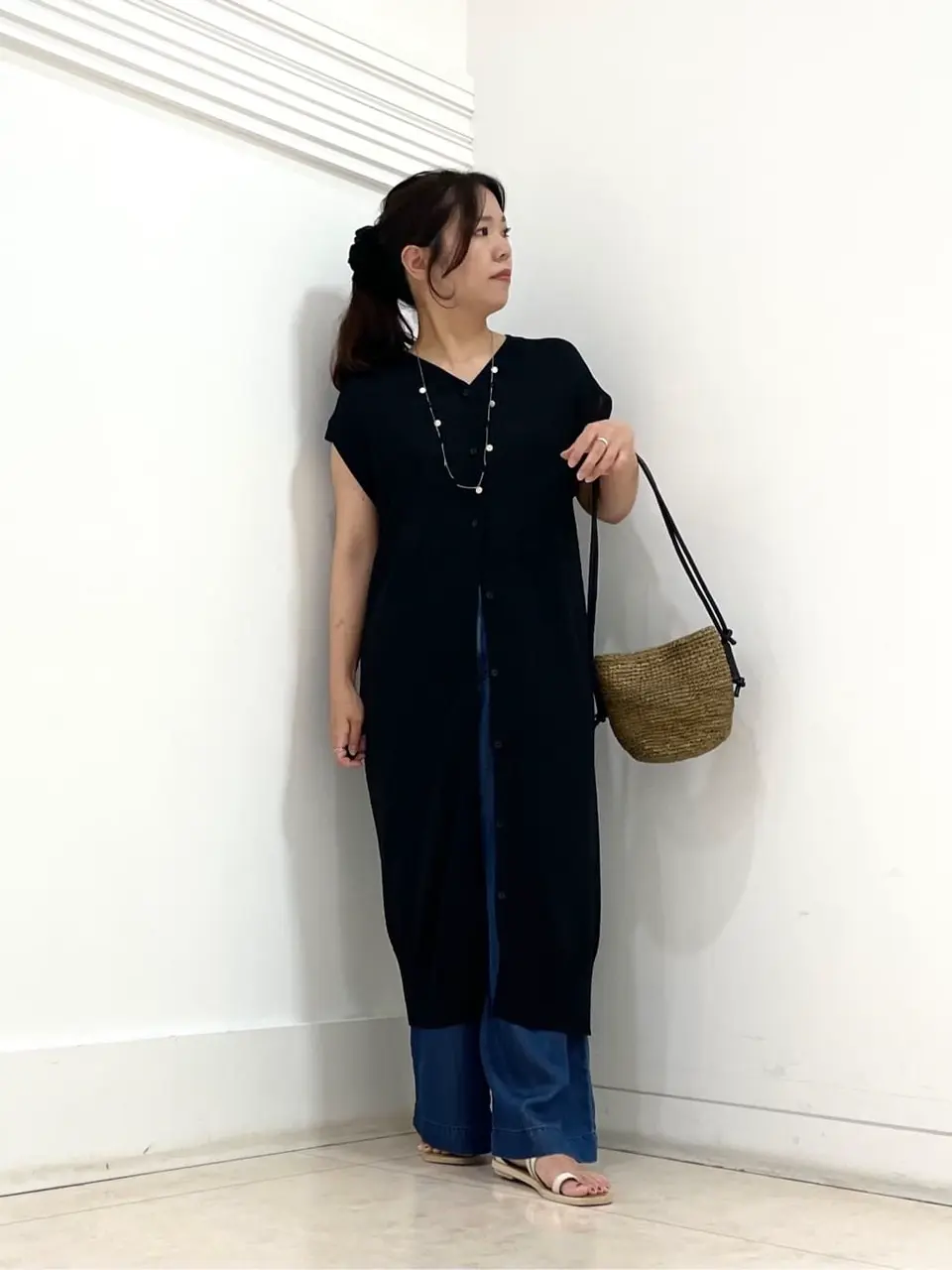 自由区 misato コーディネート画像