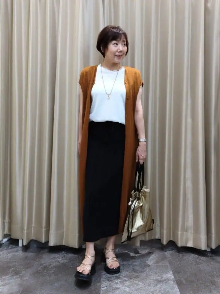 自由区 鶴田 コーディネート画像