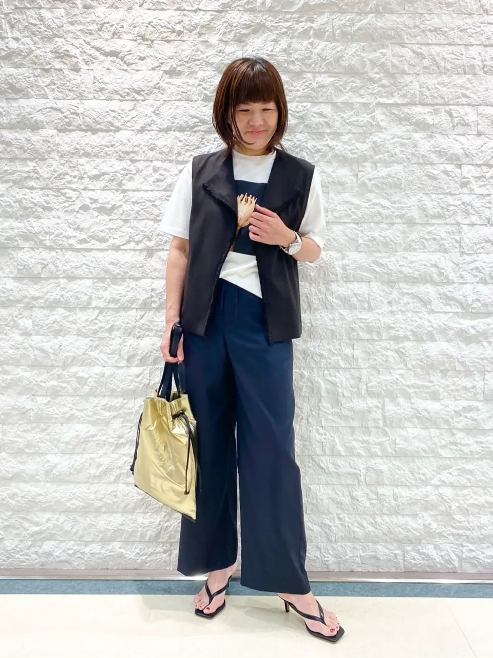 自由区 林 コーディネート画像