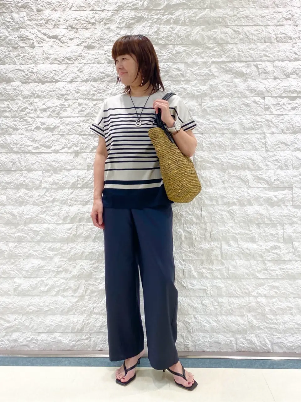 自由区 林 コーディネート画像