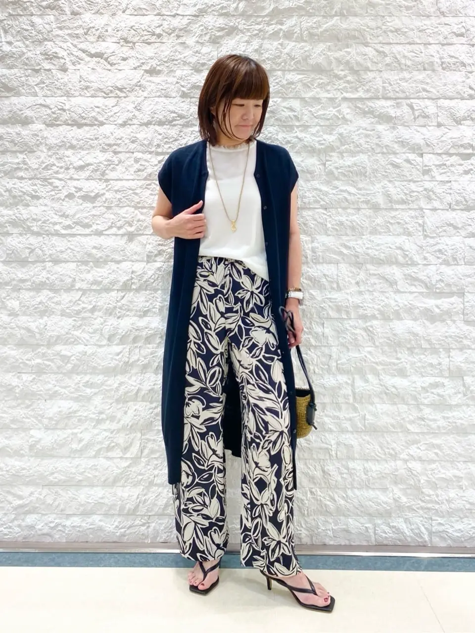 自由区 林 コーディネート画像