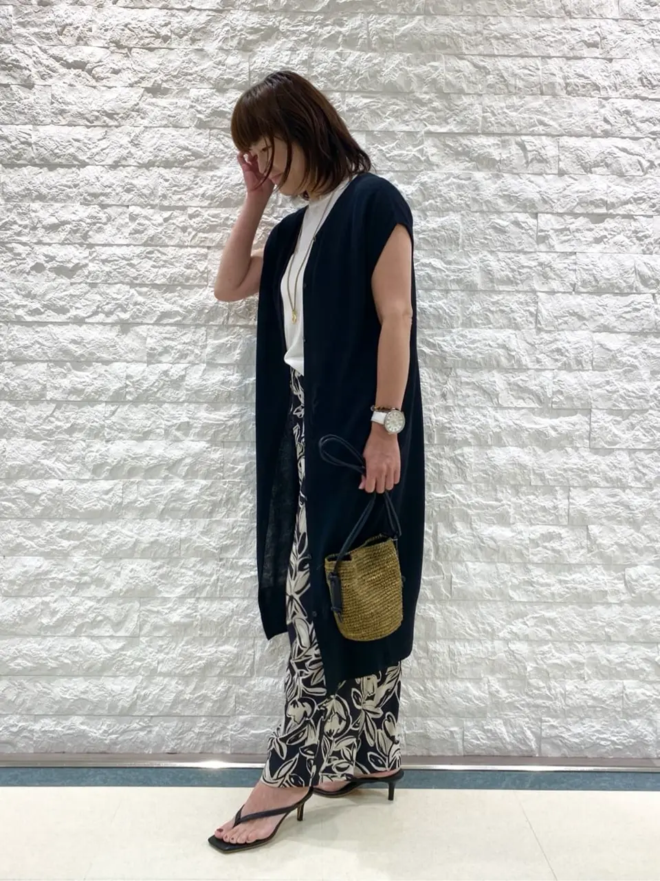 自由区 林 コーディネート画像