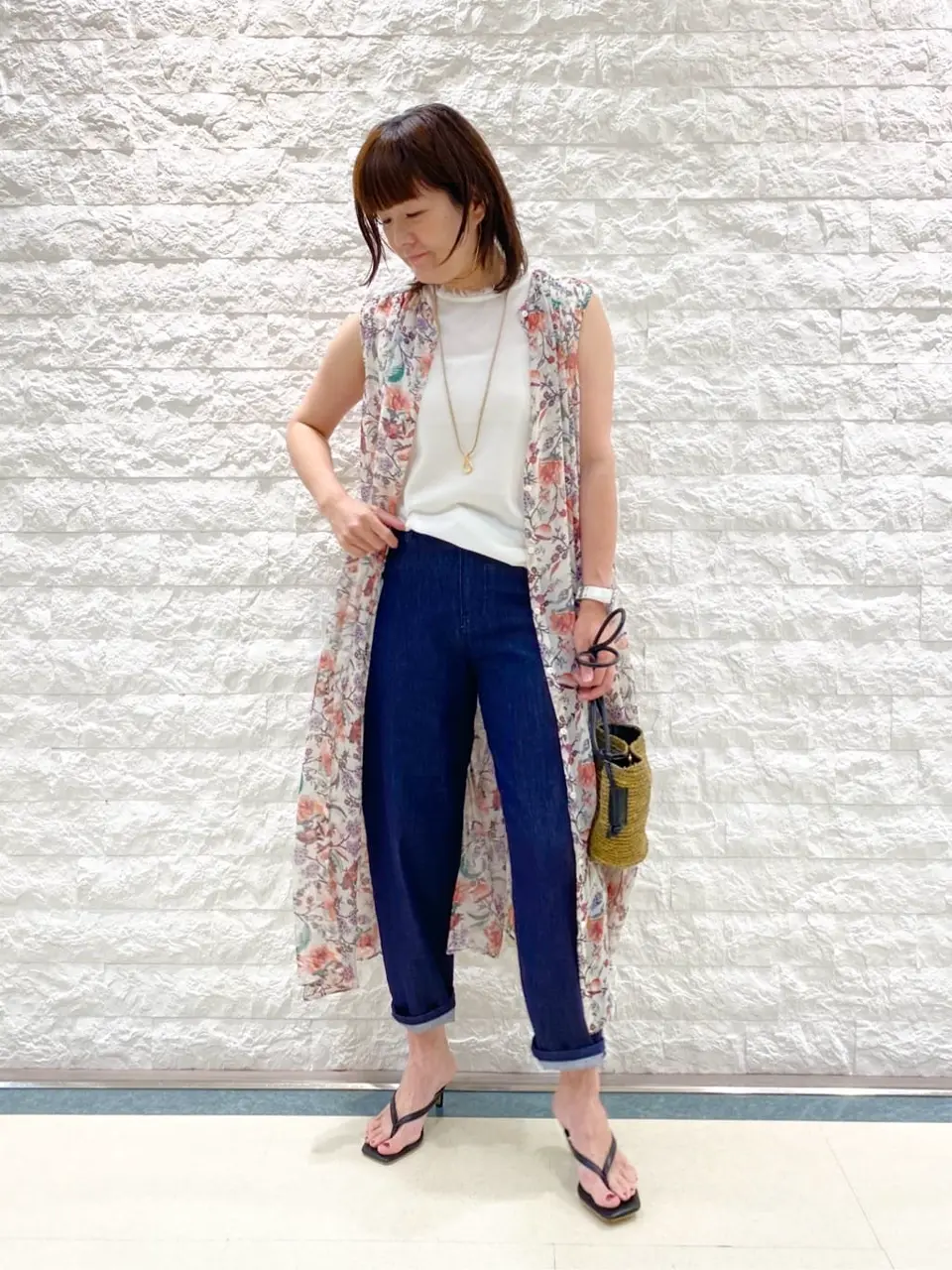 自由区 林 コーディネート画像