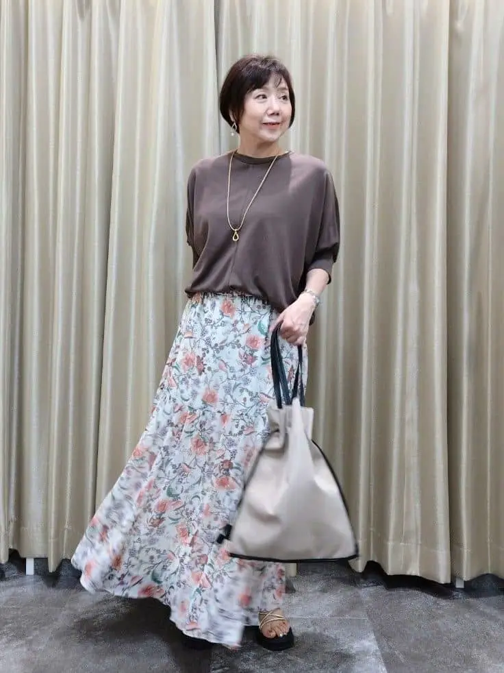 自由区 鶴田 コーディネート画像