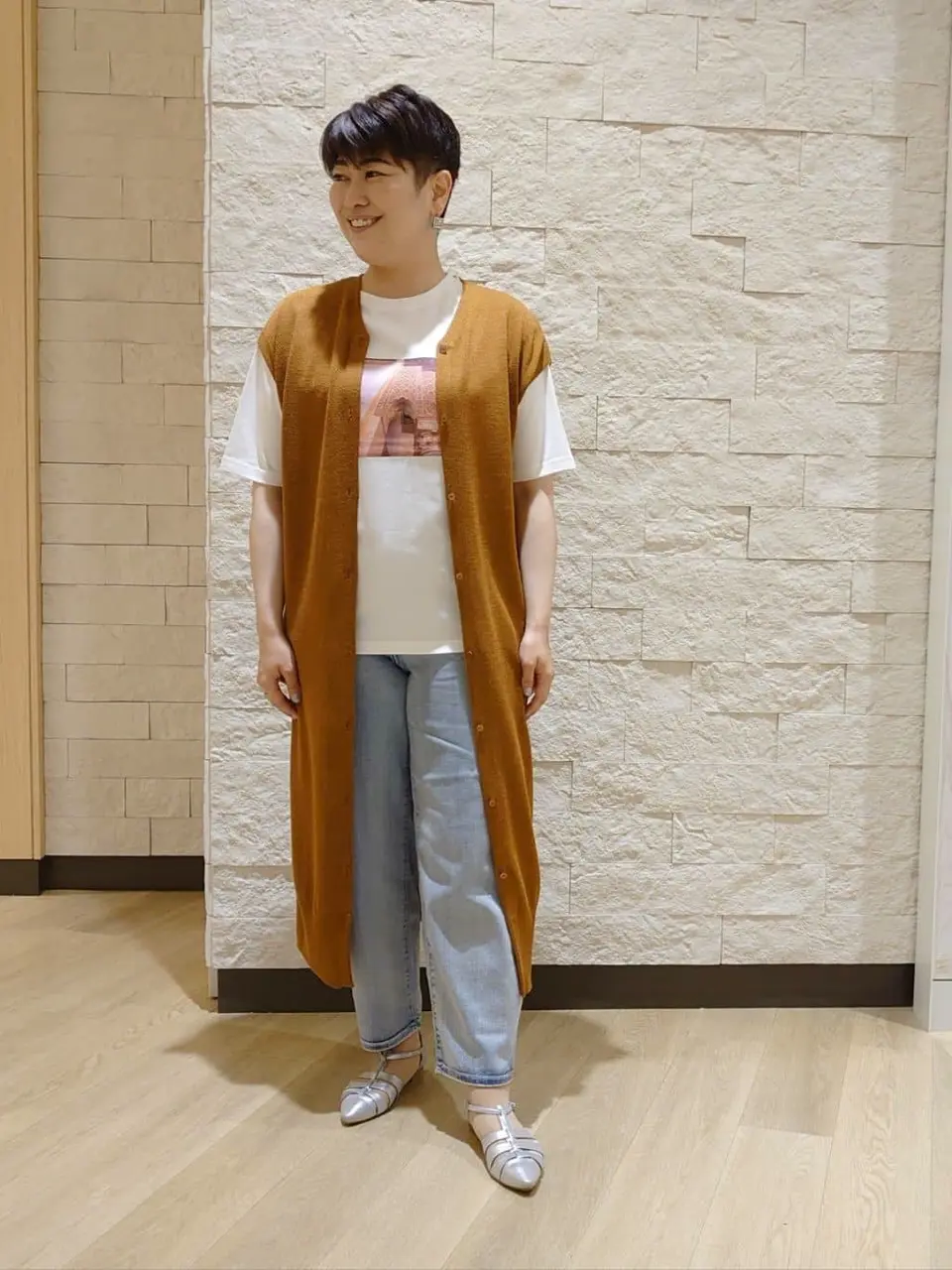 自由区 田中 コーディネート画像