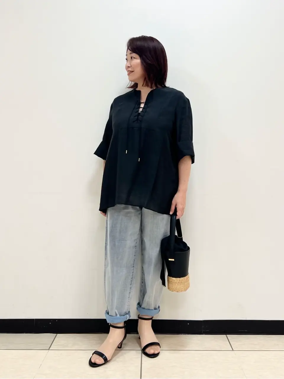 自由区 伊藤 コーディネート画像