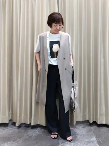 自由区 鶴田 コーディネート画像