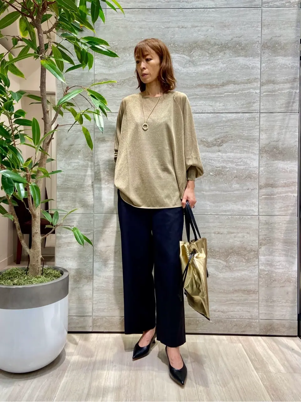 自由区 Ishii コーディネート画像