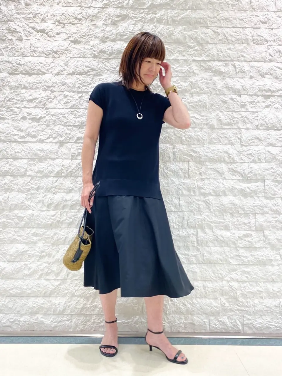 自由区 林 コーディネート画像